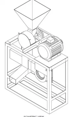 Bush mango cracking machine