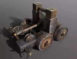 catapult Low-poly  3D model
