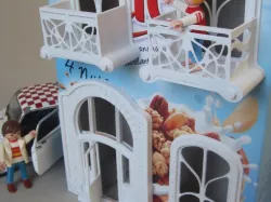 Cereal box, Art Nouveau house