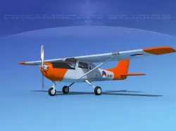 Cessna T-41 Mescalero Royal Netherlands 3D model