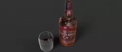 Chivas Whisky Low-poly  3D model