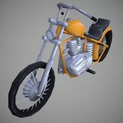 Chopperland Cartoon Low-poly  3D model