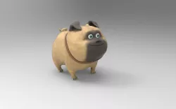 Cute Dog 3D model