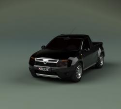 Dacia Duster Rally Low Poly 3D Model $59 - .max .ma .obj .fbx
