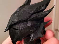 Daedric Helmet Bust (Skyrim)