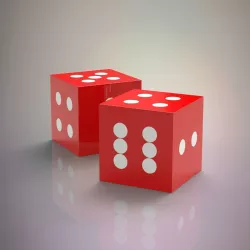 Dice cube 3D model