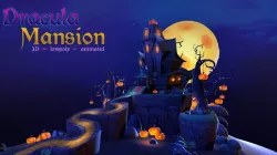 Dracula Mansion Low-poly  3D model