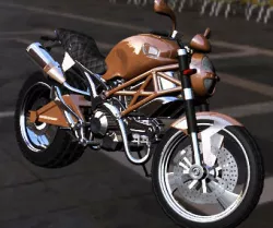 Ducati Monster Sports Bike 3D model