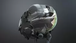 FLIGHT SUIT F35 Helmet 3D model