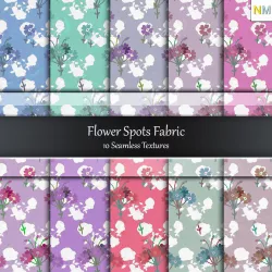 Flower Spots Seamless Textures Set Texture