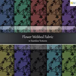 Flower Webbed Seamless Textures Set Texture