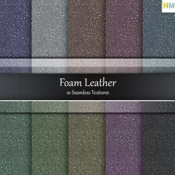 Foam Leather Seamless Textures Set Texture