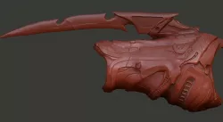 Fugitive Predator Gauntlet computer and blades 3D model