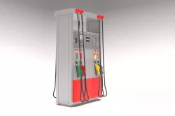 Gas Petrol pump 3D model