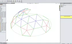 Geodesic Truncated Icosahedron Dome L1