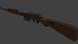 Gewehr 43  Low-poly  3D model