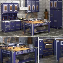 Kitchen Liverpool RODA 3D model