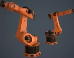 Kuka robot Low-poly  3D model