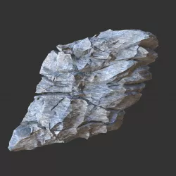 Low poly Realistic Rocky Sharp Cliff  Modular s1 Low-poly  3D model