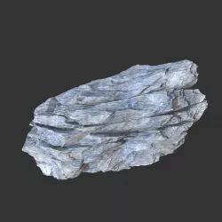Low poly Realistic Rocky Sharp Cliff Modular s3 Low-poly  3D model