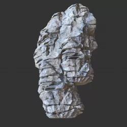 Low poly Realistic Rocky Sharp Cliff Modular s9 Low-poly  3D model