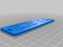 Luggage Tag for Commander