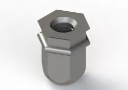 M3 6H - BLIND RIVET NUT W/ SCREW ASSEMBLED AND DISASSEMBLED