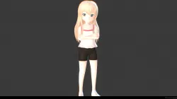 Misha Low-poly  3D model