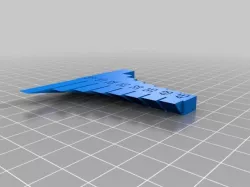 My Customized Overhang Test Print ()