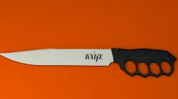 Nuckle Knife Low-poly  3D model