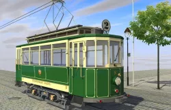 Old Tram 3D model