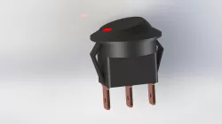ON/OFF TOGGLE SPST SWITCH with LED