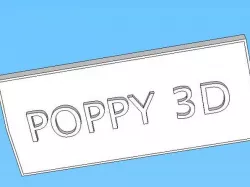 Poppy 3D Lens cover