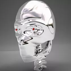 robot head 3D model