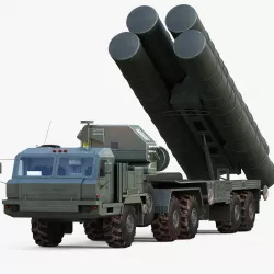 S-400 Triumf Launch Vehicle -Vray 3D model