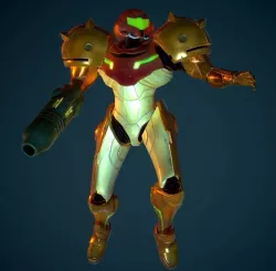 Samus - Varia Suit Low-poly  3D model