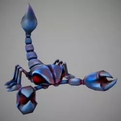 Scorpion Cartoon Low-poly  3D model
