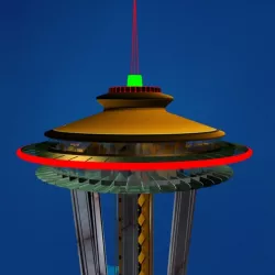 Seattle space needle 3D model