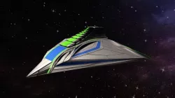 space ship 3D model
