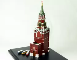 Spasskaya tower of Moscow Kremlin 3D model