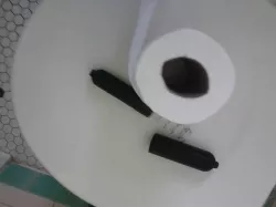 Spring Loaded Bog Roll Holder