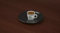 STARBUCKS CAFFE CUP 3D model