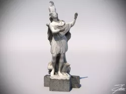 Statue 1 Low-poly  3D model