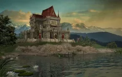 The medieval castle 3D model