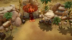 Top-Down desert Low-poly  3D model