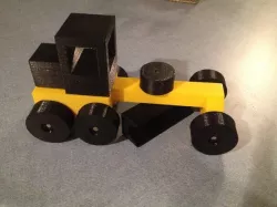 Toy Road Grader - Fully 3D Printed