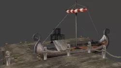Viking port 3D model