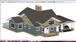 Villa A2 - 3d cad sketchup dwg png 3ds 3D model