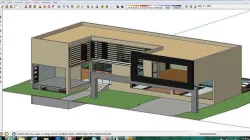 Villa A4 - 3d cad sketchup dwg png 3ds 3D model