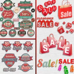 Window stickers 3D model